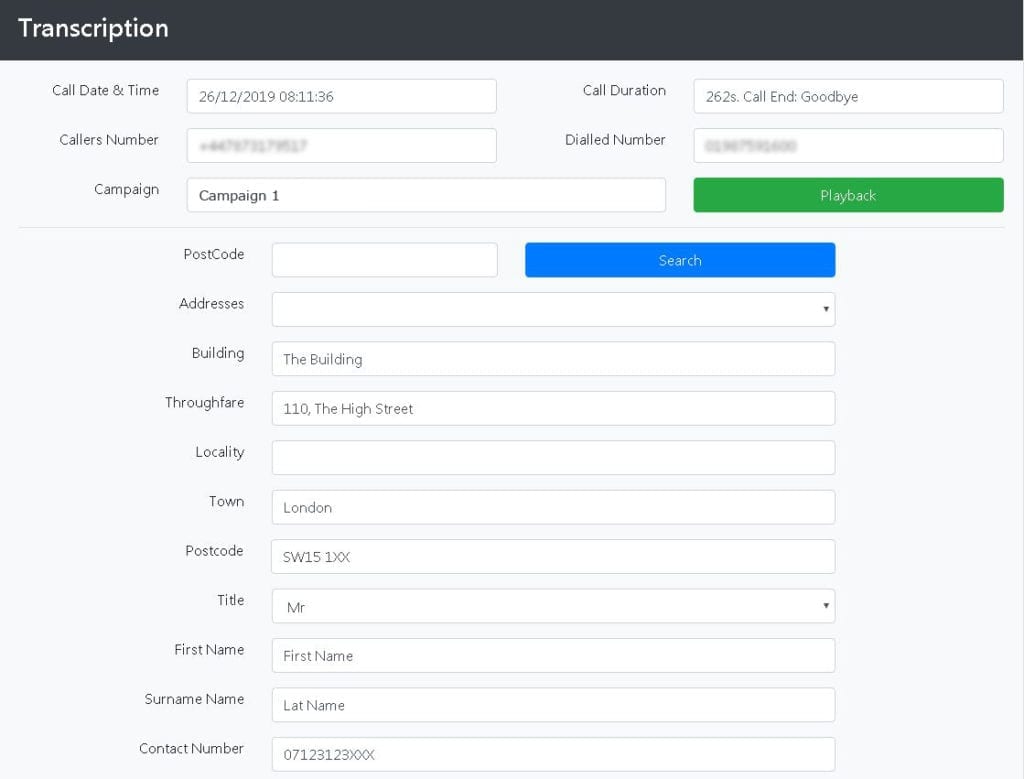 Campaign Status screenshot